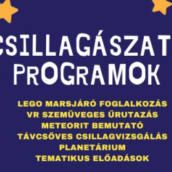 Csillagászati programok V.