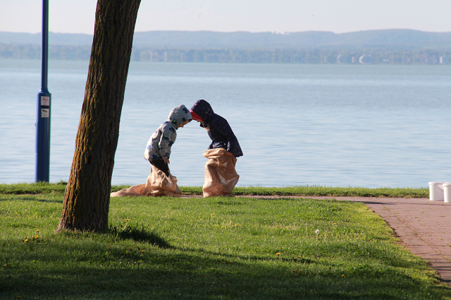 Nyuszi túra, nyuszi várás a Merse parkban