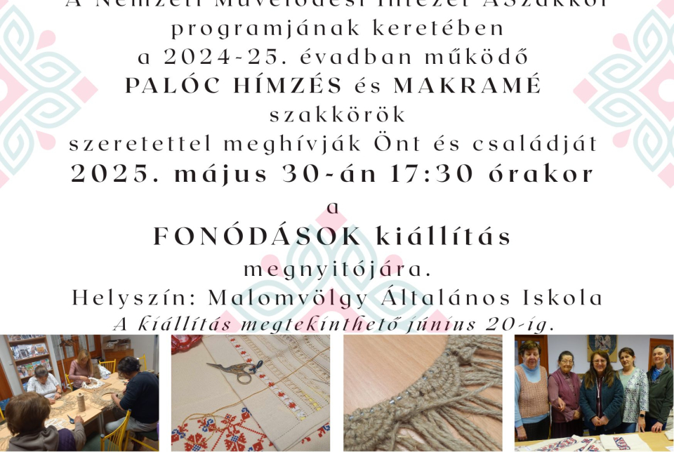 Fonódások kiállítás megnyitó