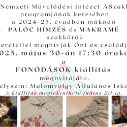 Fonódások kiállítás megnyitó