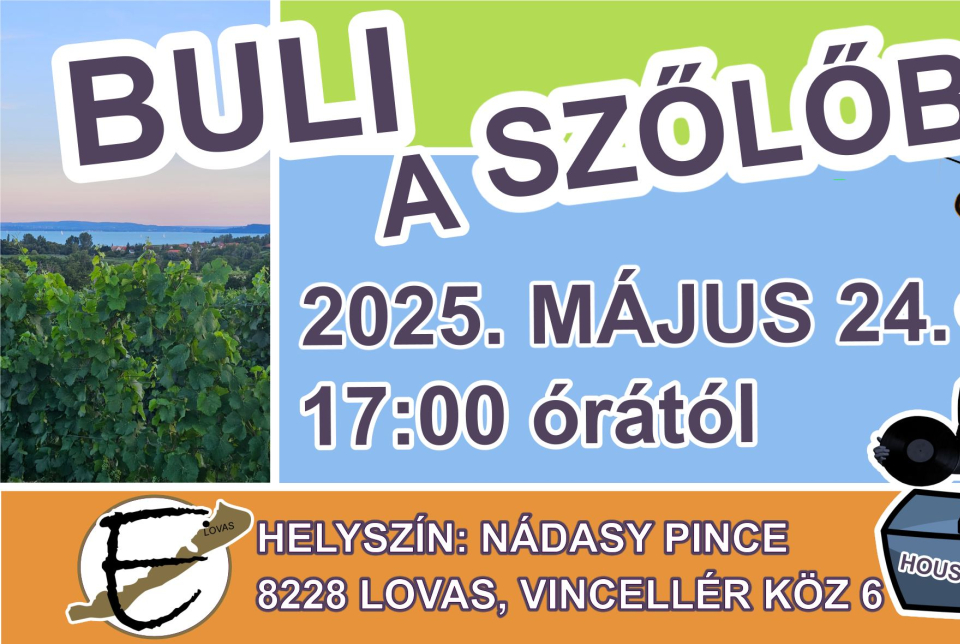 Buli a szőlőben!