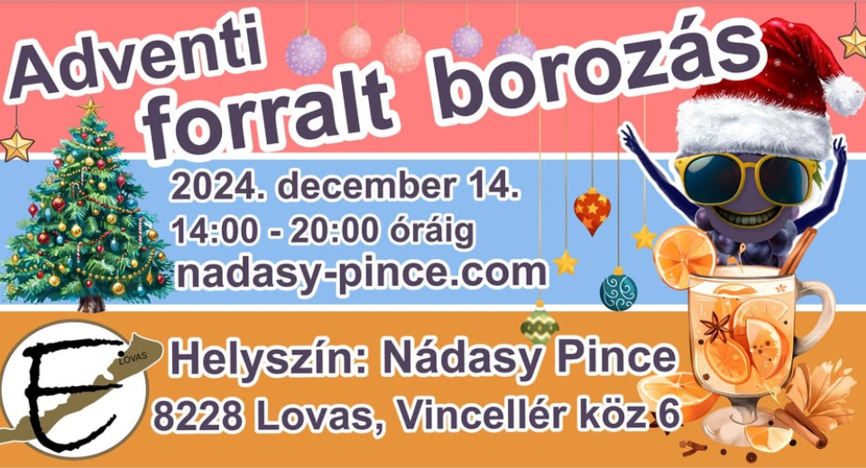 Adventi forralt borozás