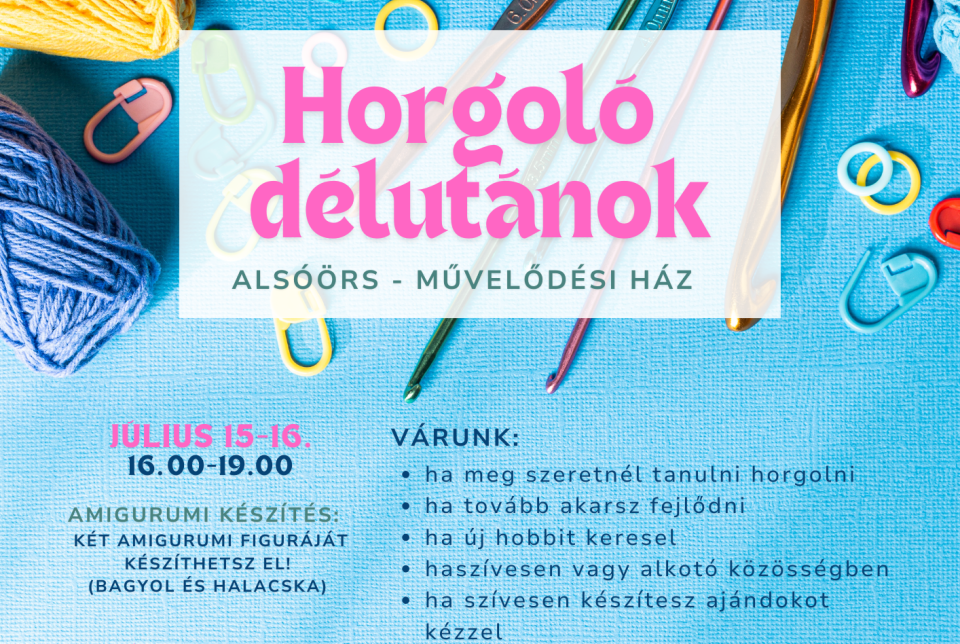 Horgoló Délutánok Alsóörsön