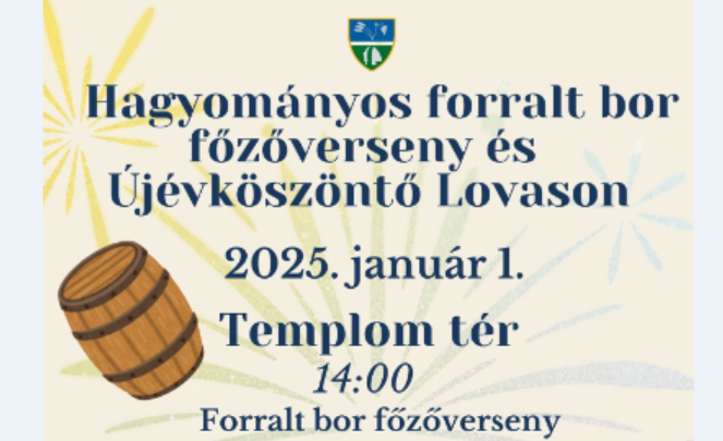 Forralt bor főzőverseny Lovason