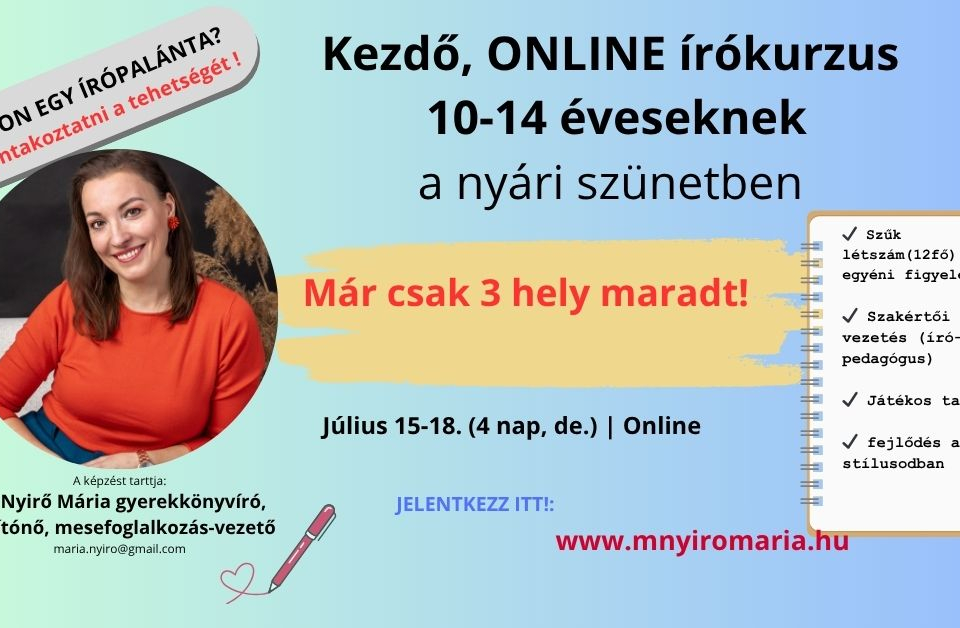 Van otthon egy Írópalánta ?