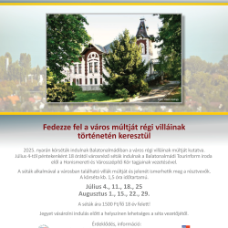 Régi Villák nyomában Balatonalmádiban
