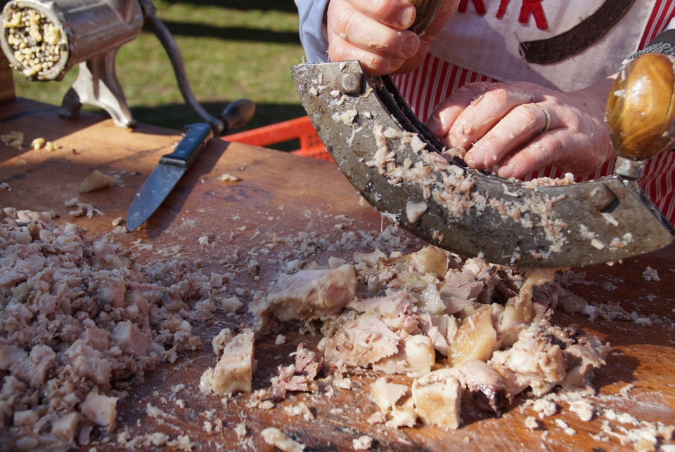 Disznóvágás Nemesvámoson