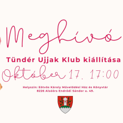 Tündér Ujjak Klub Kiállítás - Alsóörs