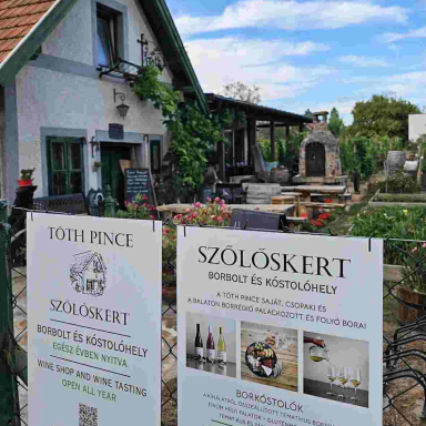 Szőlőskert Borbolt és Kóstolóhely, Tóth Pince