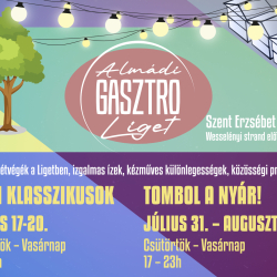 Almádi Gasztro Liget – Ízek, Közösség és Élmények!