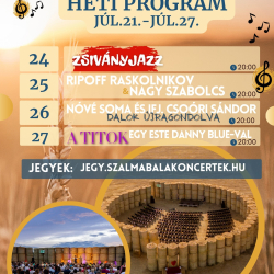 Szalmabála koncertek Balatonalmádiban