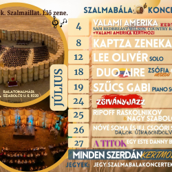Szalmabála koncertek Balatonalmádiban