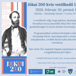 Jókai 200 – Kvíz vetélkedő Lovason