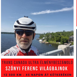Szőnyi Ferenc élménybeszámolója a világ leghosszabb kerékpáros kihívásáról
