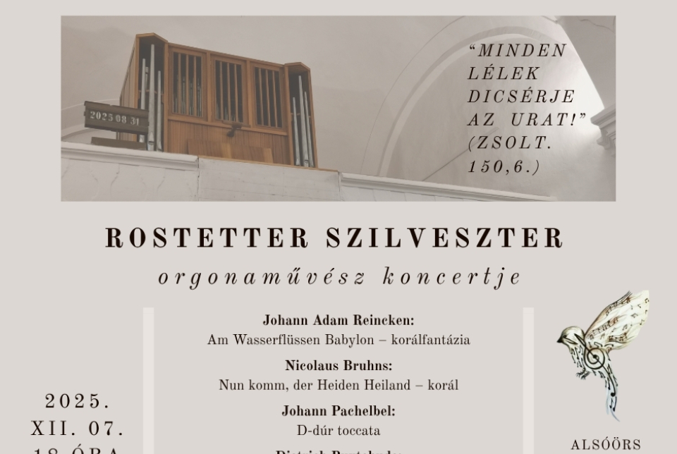 Rostetter Szilveszter - Orgonakoncert