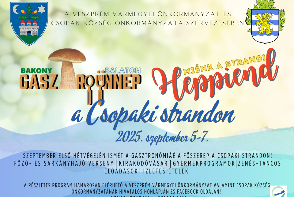 Bakony & Balaton Gasztroünnep; TÁJAK, ÍZEK FESZTIVÁL