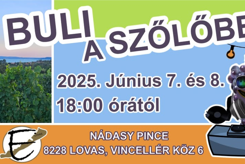 Buli a szőlőben!