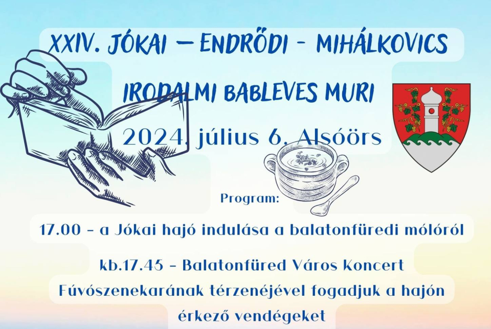 Jókai-Endrődi-Mihálkovics irodalmi bableves muri